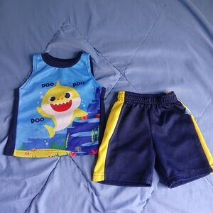 Baby Shark Kids Outfit Size 12 Months